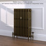 CI-RC760-10-MET-OLD-GOLD-LS01 - Richmond 4 Column Victorian Cast Iron Radiator H760mm x W1073mm CI-RC760-10-MET-OLD-GOLD-LS01 - Richmond 4 Column Victorian Cast Iron Radiator H760mm x W1073mm
